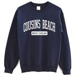 VisionSwipe Cousins Beach North Carolina Sweatshirt - The Summer I Turned Pretty Sweater For Fans, Navy, Small