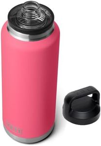 YETI Rambler 46 oz Bottle, Vacuum Insulated, Stainless Steel with Chug Cap, Tropical Pink