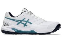 ASICS Unisex Gel-Lethal Field 2 White/Atlantis Blue Cricket Shoes - 7 UK (1113A046.101)