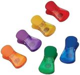 Farberware Classic Wide Bag Clips, 6 CT, Colors may vary