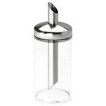 IKEA DOLD Portion Sugar Shaker, Clear Glass/Stainless steel15 cm (6 ")