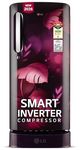 LG 185 L, 5 Star, Smart Inverter, Direct Cool Single Door Refrigerator (GLD1956ZAPI, Purple Ilan, Fit Max Chiller Tray, Base stand with Drawer & Runs on Home Inverter)