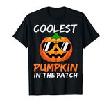 Kids Coolest Pumpkin In The Patch Halloween Boys Girls Men T-Shirt