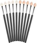 20 Pcs Eyeshadow Makeup Brush, Eyeshadow Applicators Sponge Eyeshadow Brushes with Long Headed Handle for Women Ladies