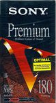 Sony V Premium - High Grade - VHS - E - 1 x 180min