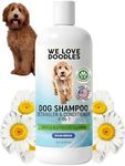 USDA Organic Dog Shampoo, Conditioner & Detangler - Best Shampoo for Goldendoodles, Poodles & Doodles - for Matted Pet Hair - Sensitive Skin Shampoo for Puppies - Made in The USA, 16OZ (Ocean Breeze)
