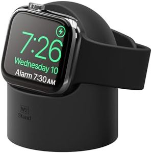 elago W2 Charger Stand Compatible with Apple Watch 10/9/8/7/6/5/4/3/2/1/SE, Compatible with Apple Watch Ultra 2 & 1 Charging Dock Station, Nightstand Mode, Cable Management (Black)