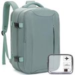Xkdoai for Ryanair Cabin Bags 40x30x20, Travel Backpack with TSA Approved Clear Bag, Travel Bag Underseat Anti Theft Carry-ons Hand Luggage Bag Airline Approved Casual Daypack