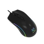 EvoFox Phantom Pro Wired Gaming Mouse with RGB and Adjustable 6400 DPI Gaming Sensor I Fully Programmable I 7 Buttons Equipped with Huano Switches I Multiple RGB Modes I 1.8M Braided Cable (Black)