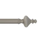 Lavish Home (Gray) 1-Inch Curtain Rod