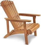 VonHaus Natural Adirondack Chair - 