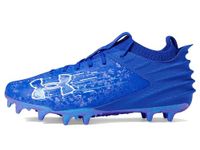 Under Armour Men's Blur Smoke Suede 2.0 Mc Football Shoe, (400) Team Royal/Capri/Team Royal, 14