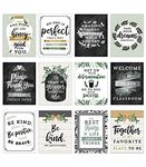 Carson Dellosa Modern Farmhouse 8.5" x 11" Motivational Poster Set, 14 Classroom Posters With Inspirational Quotes, Inspirational Wall Art for Bulletin Board, Farmhouse Classroom Decor, Office Decor