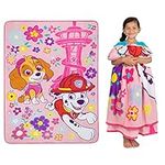 Franco Kids Bedding Ultra Soft Plush Micro Raschel Blanket, 62 in x 90 in, Paw Patrol Girls