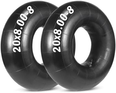 2Pack 20x10-8,20x8-8,20x10.00-8,20x8.00-8 Inner Tube, Heavy Duty Garden Trailer Tire Inner Tubes With TR-4 Straight Valve Stem For ATV UTV,Riding Mower,Lawn Tractor,Snow Blower,Golf Cart