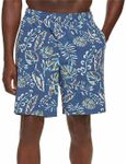 Kirkland Signature Men's Swim Shorts with Comfort Waistband and Liner | Blue, XL