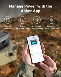 Anker SOLIX C800 Portable Power Station – 1200W Solar Generator, 768Wh LiFePO4 Battery