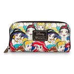 Disney Loungefly Princesses Classic Print Pebble Wallet