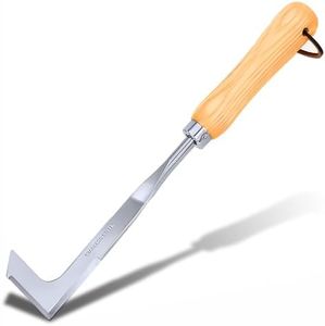 SHANFEEK Crack Weeder Weed Removal Tool Gardening Hand Tools Weed Puller for Gardener(L-Shaped)