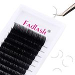 Fadlash Individual Classic Eyelash Extension 0.15mm CC Curl 8-14mm Mixed Tray 1:1 Matte Black Professional Classic Individual Lashes