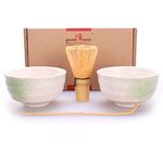 Goodwei Japanese Matcha Tea Ceremony Duo-Set for Two (White)