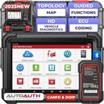 LAUNCH X431 PRO3 APEX Scan Tool Automotive Tools for Mechanics Online Coding, Topology Map, CAN FD & DoIP, HD Truck Scan, 50+ Services Scan Tool, All-System Diagnostics, Guide Functions, FCA & SGW