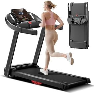 CURSOR FITNESS Folding Treadmill, 2.5 HP, 265 LBS Capacity