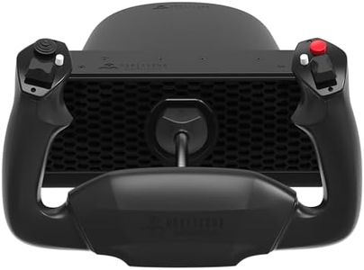 Honeycomb Alpha LITE - compact yoke for flight simulation, 180 rotation, programmable buttons, sturdy steel shaft, clear design perfect for sim beginners, plug & fly with MSFS 2024 [video game] [video game] [video game] [video game]