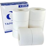 Tape Me Away Athletic Tape - 8-Pack - Cotton Support Tape - Easy Tear Edges - Strong Stickiness - 3.8cm wide, 10M long