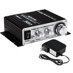 Lepy LP-2024A+ Hi-Fi Audio Amplifier Stereo Power Amplifier Car Amplifier with Power Supply, 3A Power