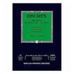 ARCHES A1795091 Enc 21x29,7 12H Aquarelle 100% Fine 300g NAT, White Natural