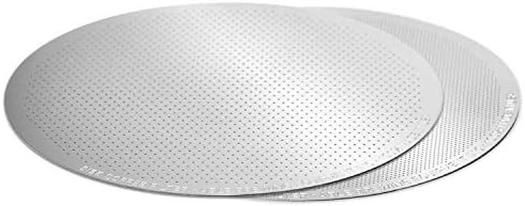 Able Disk Fine + Standard Set: The Original Reusable Metal Filter for AeroPress Coffee Maker - USA-Made Stainless Steel