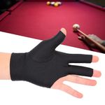 Billiard Glove, Billiard Pool Gloves, Pool Gloves Left Hand, Billiard Accessories Snooker Billiard Cue Pool Gloves Shooters Glove Billiard Gloves Left Hand Open Three Finger Spandex Glove