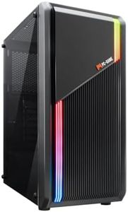 VANT - PC Gaming Neon - X (AMD Ryzen 5-5600G, 16GB RAM, 500GB SSD M.2, Gráficos Radeon Vega 7, Windows 11 Pro). Ordenador de Sobremesa, Negro