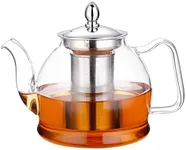 HIWARE 1000ml Glass Teapot with Rem