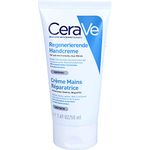 CeraVe Reparative Hand Cream With 3 Essential Ceramides and Hyaluronic Acid, Intense Hydration for Extremely Dry Rough Hands, Non-Greasy Formula, Dermatologist Developed, 50ml