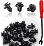 100PCS Bumper Fender Clips, 10mm Fe