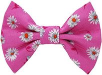 New Dog Bow Tie Bowtie flowers pink