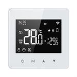 Smart Thermostat, TUYA ZigBee Thermostat Wall-mounted Furnace Thermostat LCD screen programable Remote Control Powered By Battery