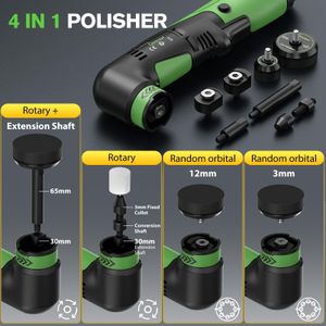 Ginour Cordless Car Polisher 12V – Portable Auto Buffer