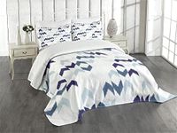 Ambesonne Navy Bedspread, Abstract 