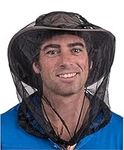 Sea to Summit - Ultra-Fine Mesh Mosquito Head Net - 15D Mono-Filament Nylon - Black Mesh For Improved Vision - Drawcord For Universal Fit - Tiny Stuff Sack - For Backpacking & Camping - 23g