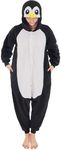 NEWCOSPLAY Anime Costume Sleepsuit Adult Onesies Pajamas (S, Penguin)