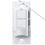 Lutron MS-OPS6-DDV-WH Maestro Single Pole Dual-Circuit Occupancy Sensing Switch, White, 6-Amp