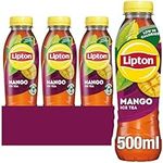 Lipton Ice Tea Mango Still Soft Drink 500ml, (Pack of 12)