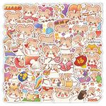 Mouse Stickers for Laptop (60 Pieces), Gift for Children, Teenagers, Adults, Boys, Mouse Stickers, Waterproof Vinyl Stickers for Scrapbooking, Skateboard, Car, Luggage