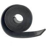 Rubber Strip 50mm(W)x5mm(T)x3m(L) Neoprene Rubber Sheet Solid Rubber Rolls for DIY, Washers, Crafts, Pads, Flooring Protection, Supports, Leveling, Weather Seal