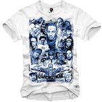 E1Syndicate T-Shirt Hip HOP All Stars Rap NWA DR. DRE Times Life 2 PAC Eazy E S-XXL White