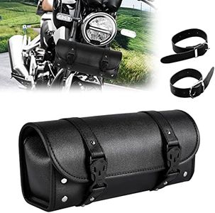 Sresk Motorcycle Tool Bag Universal Motorcycle Handlebar Bag Saddlebags Motorcycle Front Fork Bag Sissybar Storage Bag