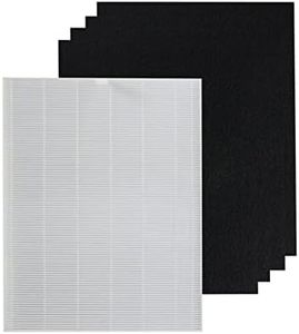 PUREBURG Kit de filtro HEPA de repuesto (1 HEPA + 4 prefiltros de carbono) compatible con purificadores de aire Aeramax Fellowes DX55/DB55 190 200